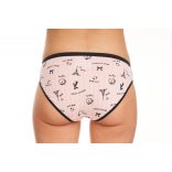Victoria's Secret csíkos pamut bugyi