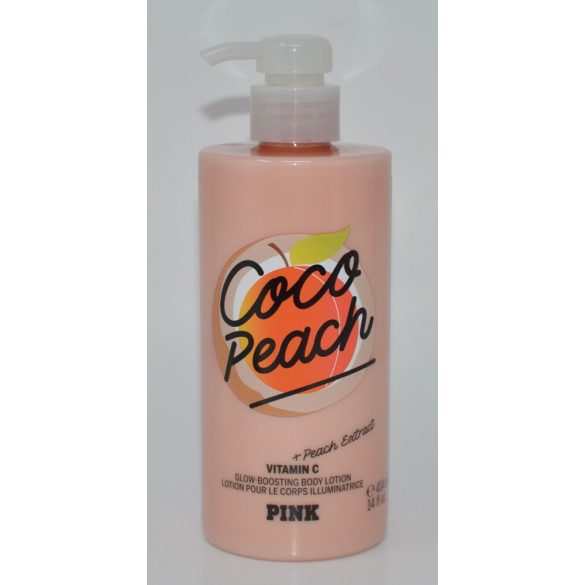 Victoria's Secret Coco Peach PINK Body Lotion 414 ml Testápoló 