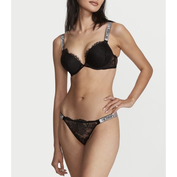 Victoria's Secret kristály köves csipke bikini bugyi