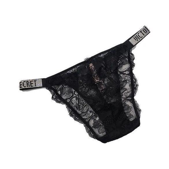 Victoria's Secret kristály köves csipke bikini bugyi