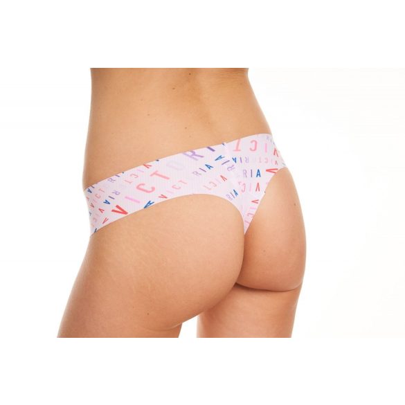 Victoria's Secret feliratos lézervágott tanga bugyi