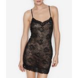 Victoris's Secret fekete csipke hálóruha /slip dress