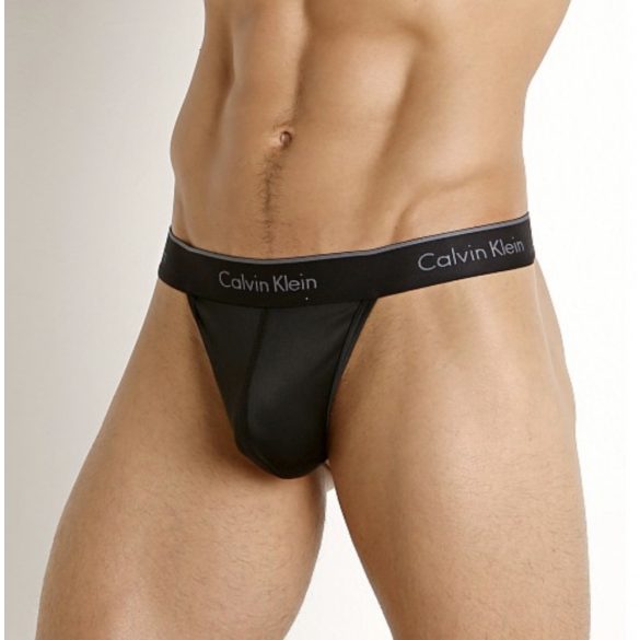Calvin Klein férfi fekete tanga alsónadrág