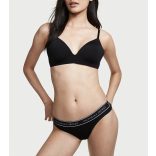 Victoria's Secret vastagpántos pamut tanga bugyi