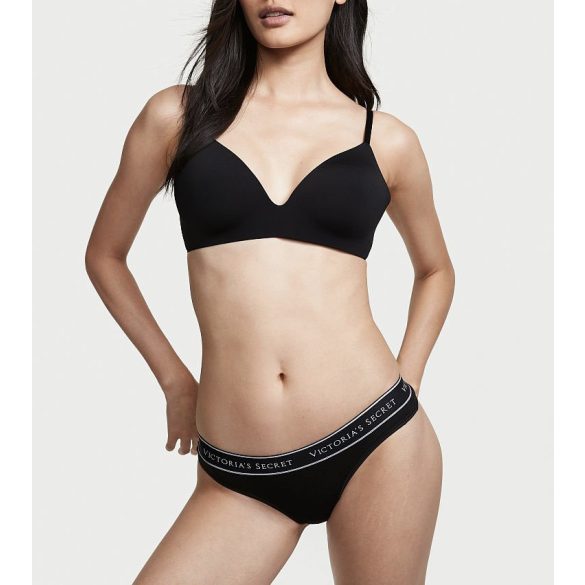 Victoria's Secret vastagpántos pamut tanga bugyi