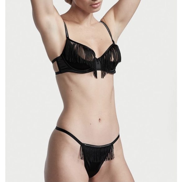 Victoria's Secret Very Sexy kristály köves V-string bugyi