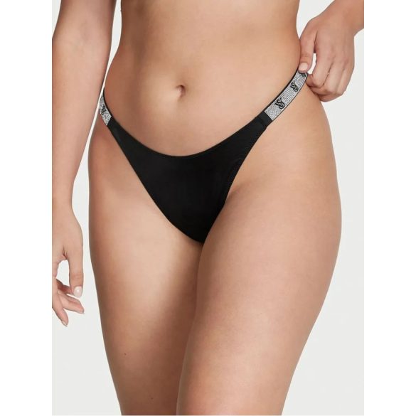 Victoria's Secret VS köves szatén tanga bugyi 